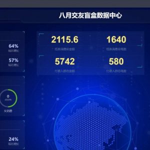 全新2024交友盲盒 盲盒交友脱单系统源码 付费进群二合一源码 盲盒脱单小程序 包含全套源码+教程免授权