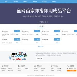 最新域名出售交易平台源码修复版 域名买卖网平台 域名转让交易平台